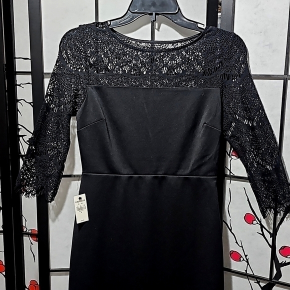 Express Elegant Black Dress Size‎ 4 NWT - Picture 3 of 8